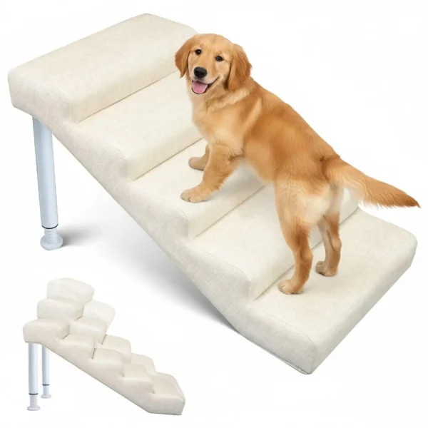 Adjustable Dog Stairs & Ramp for Dogs