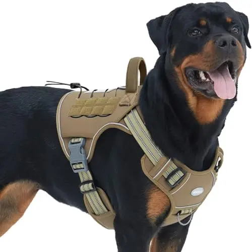 Tough Harness for Big Dogs – Reflective, Adjustable